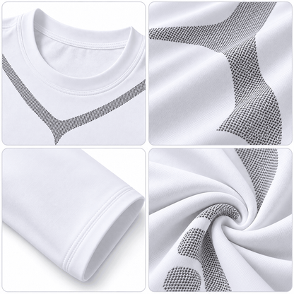 Kompressions-Langarmshirt für Herren – Nahaufnahme des Materials und der Details des FORMHALT CORE Longsleeves.
