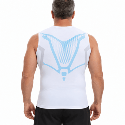 FORMHALT CORE Tank – Kompressions-Tanktop für Herren - Rückansicht des ärmellosen Tanktops.