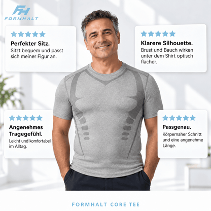 FORMHALT CORE Tee - Kompression T-Shirt für Herren mit perfekten Sitz und klarerer Silhouette.